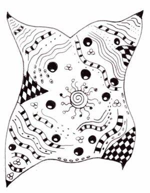 Zentangle gegen Langeweile