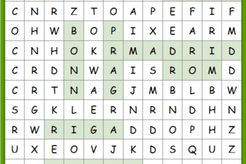 Buchstabengitter
