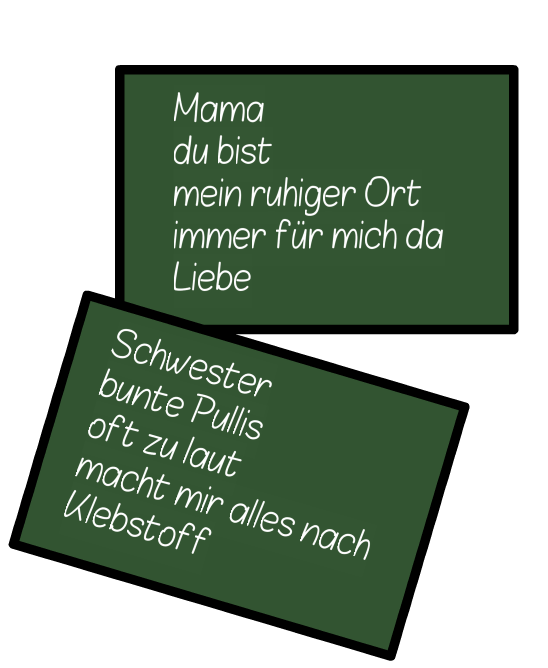 Liebe elfchen gedicht Elfchen Gedichte