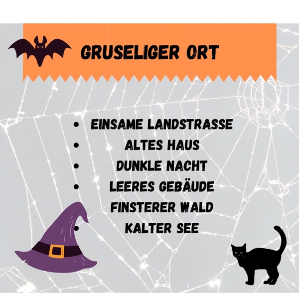 gruselige Orte