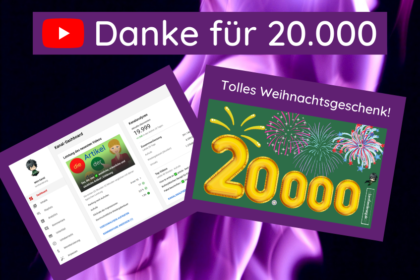 20000 YouTube kanal lernfoerderung