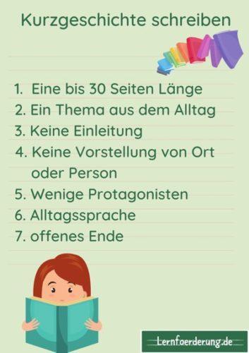 In Welcher Zeitform Schreibt Man Eine Kurzgeschichte Kurzgeschichte schreiben - Erklärung mit Beispielen am Beispiel
