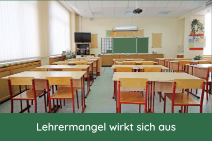 Lehrermangel ist und bleibt ein Problem