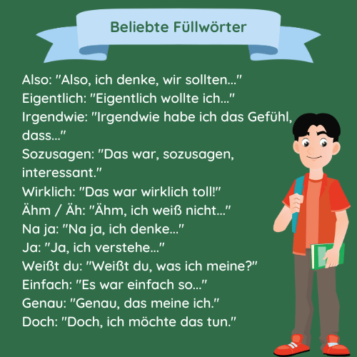 beliebte Füllwörter