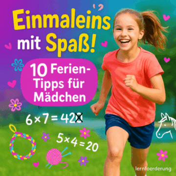 Einmaleins lernen in den Ferien
