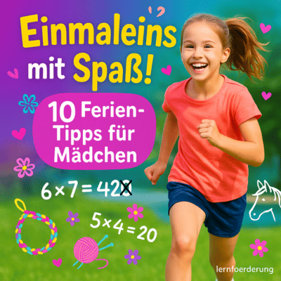 Einmaleins lernen in den Ferien