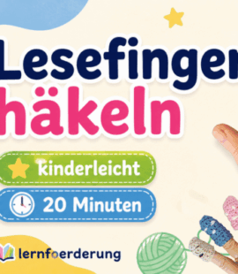 Lesefinger selber häkeln in 20 Minuten
