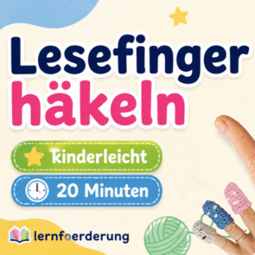 Lesefinger selber häkeln in 20 Minuten