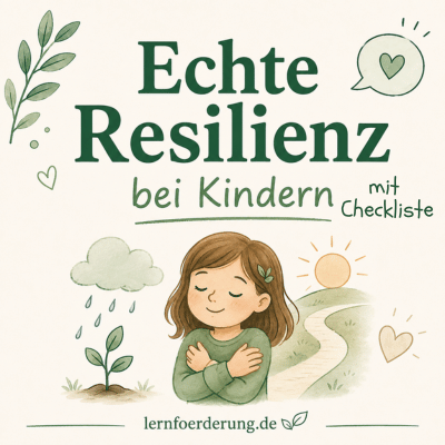 Resilienz bei Kindern stärken